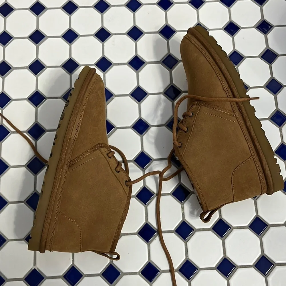 New UGG × Charcoal Neumel Chukka Suede in Chestnut Men's Sz 9
